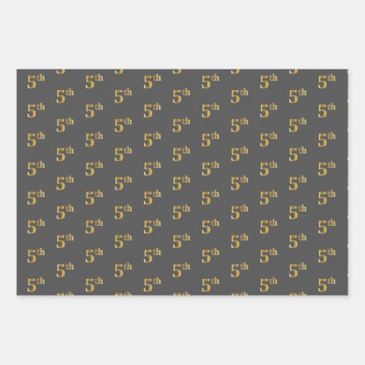 Extravagant grün, grau, Lila, Imitate Gold 5. Vera Geschenkpapier Set (Vorderseite 2)