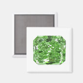 Extravagant grüner Diamant Magnet (Vorderseite/Rückseite)