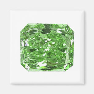 Extravagant grüner Diamant Magnet