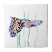 Extravagant Guppy Tile Fliese (Vorderseite)