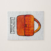 Extravagant Handbag Jigsaw Puzzle - Funny Purle (Horizontal)