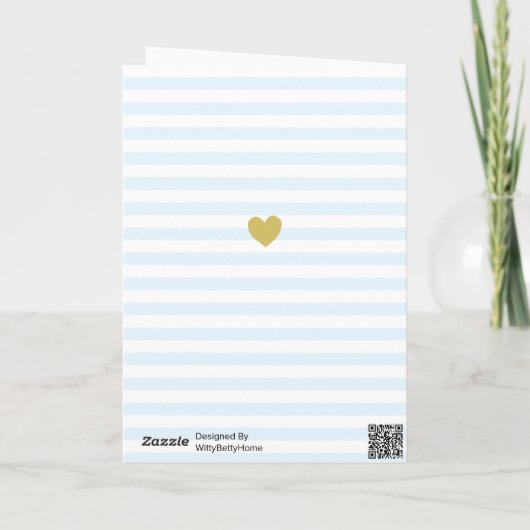 Extravagant Happy Birthday Rose Blueberry Grußkart Karte (Rückseite)