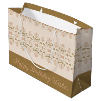 Extravagant Happy Birthday wünscht Große Geschenktüte