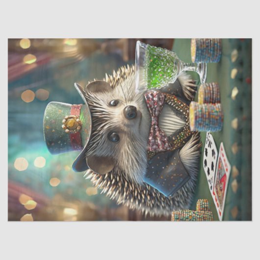 Extravagant Harry, Igel Night Out Seidenpapier (Vorderseite)