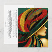 EXTRAVAGANT HAT PARADE #10 POSTKARTE (Vorne/Hinten)