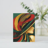 EXTRAVAGANT HAT PARADE #10 POSTKARTE (Stehend Vorderseite)