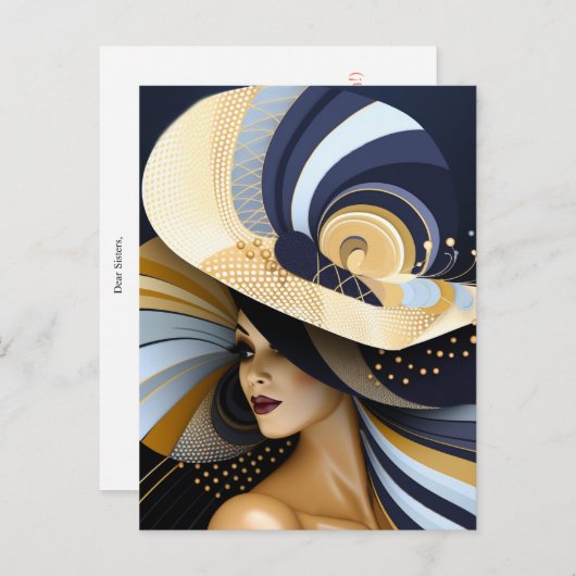 EXTRAVAGANT HAT PARADE #9 POSTKARTE (Vorne/Hinten)