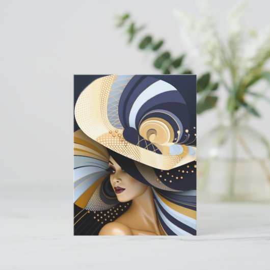 EXTRAVAGANT HAT PARADE #9 POSTKARTE (Stehend Vorderseite)