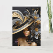 EXTRAVAGANT HAT PARADE Nr. 1 Dankeskarte (Vorderseite)