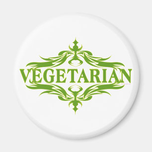 Extravagant in grün - vegetarisch magnet