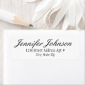 Extravagant-Italienisch-Script-Rücksendeadresse-En (Insitu)