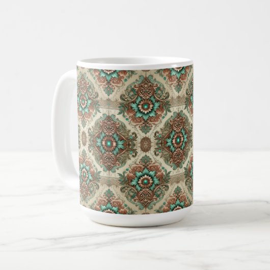 Extravagant Kaffeetasse (Vorderseite Links)