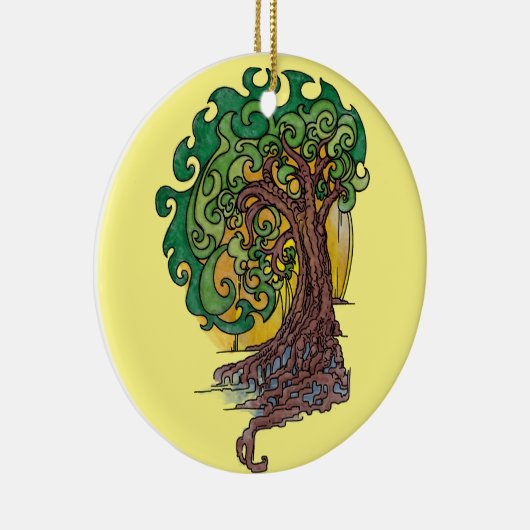 Extravagant Keramik Ornament (Rechts)