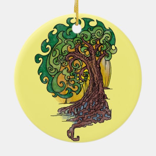 Extravagant Keramik Ornament (Hinten)