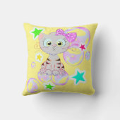 Extravagant Kitten - Kissen (Rückseite)