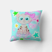 Extravagant Kitten - Kissen (Rückseite)