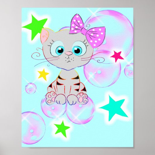 Extravagant Kitten - Poster (Vorne)