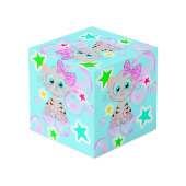 Extravagant Kitten - Würfel (Rückseite Schrägansicht)