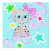 Extravagant Kitten - Würfel (Vorderseite)