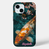 Extravagant Koi Case-Mate iPhone Hülle (Rückseite)