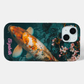 Extravagant Koi Case-Mate iPhone Hülle (Rückseite (Horizontal))