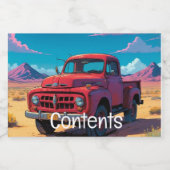 Extravagant Lebensmitteletikett (Einzelnes Label)