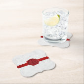 Extravagant Letter B Red Wax Siegel Ribbon Untersetzer (Vor Ort)