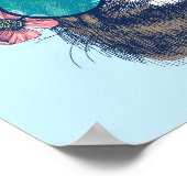 Extravagant Maine Coon Poster (Ecke)