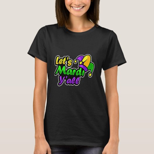 Extravagant Mardi Gras Party Kostüme Gelassen S Ma T-Shirt (Vorderseite)