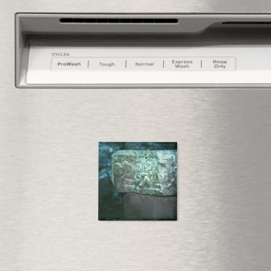 Extravagant Mayan Ruins Foto Designed Kühlschrank Magnet (In Situ (Geschirrspüler))