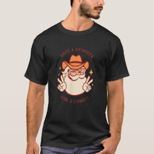 Extravagant Merry and Bright Rettete eine Rentierr T-Shirt