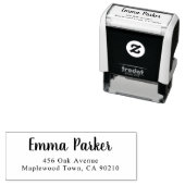 Extravagant-moderne Script-Kalligrafie einfach Permastempel (Beispiel)