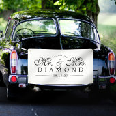 Extravagant Mr. and Mrs. Car Banner