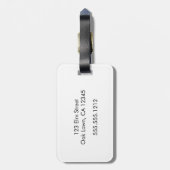 Extravagant & Mrs. Luggage Tag Gepäckanhänger (Rückseite vertikal)