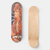 Extravagant Mucha Skateboard (Vorderseite)