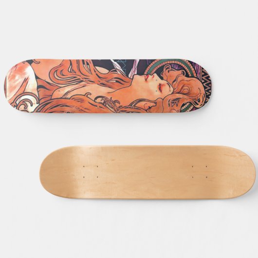 Extravagant Mucha Skateboard (Horizontal)