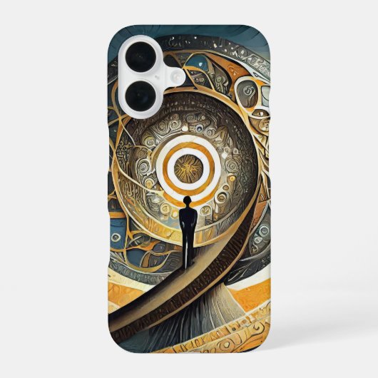 Extravagant Neueste Print iPhone 16 Fall Hülle (Rückseite)