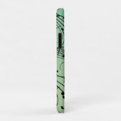 Extravagant Notes Green Music Design Case-Mate iPhone Hülle (Hinten/Rechts)