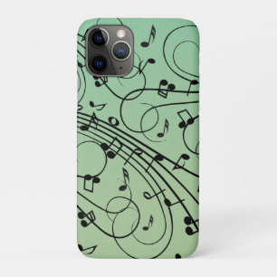 Extravagant Notes Green Music Design Case-Mate iPhone Hülle