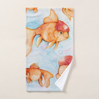 Extravagant Oranda Goldfish Badhandtuch Set