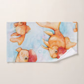 Extravagant Oranda Goldfish Badhandtuch Set (Handtuch)