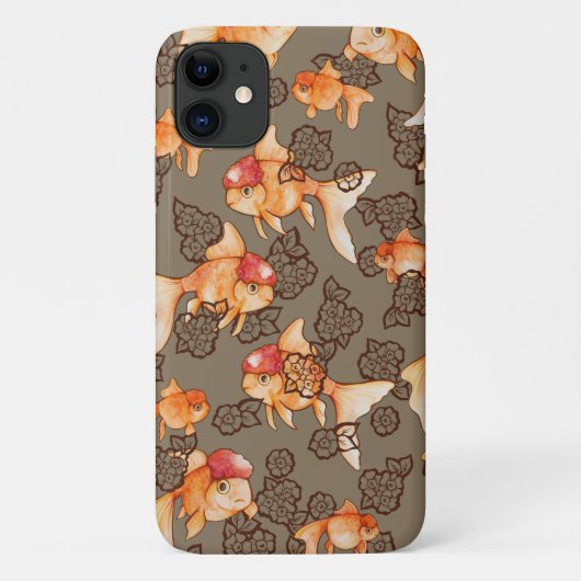 Extravagant Oranda Goldfish Case-Mate iPhone Hülle (Rückseite)