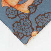 Extravagant Oranda Goldfish Fleecedecke (Ecke)