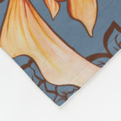 Extravagant Oranda Goldfish Fleecedecke (Ecke)
