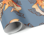 Extravagant Oranda Goldfish Geschenkpapier (Rolleneckpunkt)