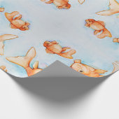 Extravagant Oranda Goldfish Geschenkpapier (Ecke)
