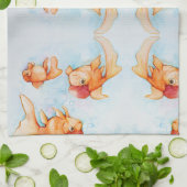 Extravagant Oranda Goldfish Geschirrtuch (Gefaltet)