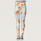 Extravagant Oranda Goldfish Leggings (Vorderseite)