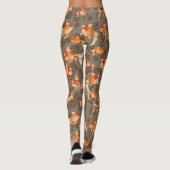 Extravagant Oranda Goldfish Leggings (Rückseite)