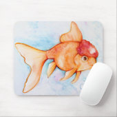 Extravagant Oranda Goldfish Mousepad (Mit Mouse)